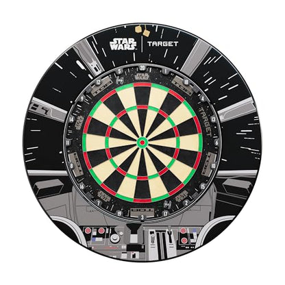 Target Darts TOR Dartboard & Dart Board Bundles | Competition Standard Steel Tip Board with Fixing Kit | Also Available: Special Edition Luke “The Nuke” Littler Board and Surround or Star Wars Galaxy - style: Star Wars Bundle