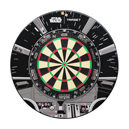 Target Darts TOR Dartboard & Dart Board Bundles | Competition Standard Steel Tip Board with Fixing Kit | Also Available: Special Edition Luke “The Nuke” Littler Board and Surround or Star Wars Galaxy - style: Star Wars Bundle