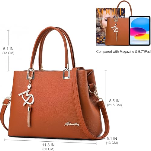 Womens Purses and Handbags Shoulder Bags Ladies Designer Top Handle Satchel Tote Bag - color: Liz Blue