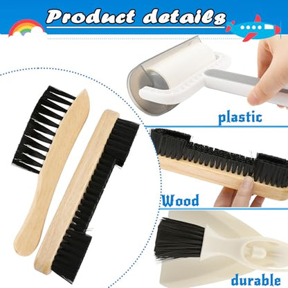 37 Piece Pool Table Accessories Kit Cue Tips Brushes Gloves and Cleaning Tools for Felt Complete Maintenance Set Multi-Size Components for Home or Billiard Hall