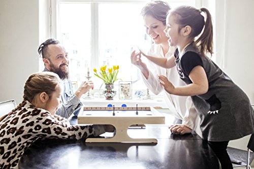 KLASK: The Magnetic Award-Winning Party Game of Skill - for Kids and Adults of All Ages That’s Half Foosball, Half Air Hockey - style: Original