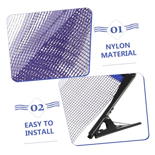 VICASKY 1set Outdoor Table Tennis Net with Rack Easy to Install for Backyard Games and Family Fun Portable Table Tennis Equipment