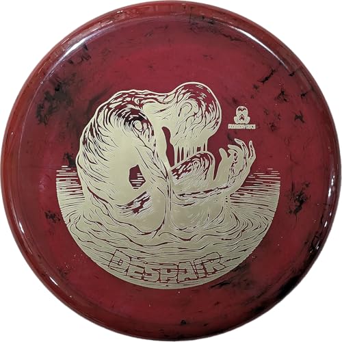 DOOMSDAY DISCS Despair | Straight-Flying Accurate Disc Golf Midrange | Firm Shockwave Plastic - color: Red