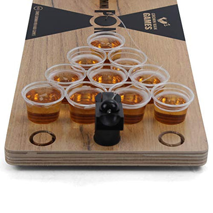 Grown Man Games Mini Beer Pong - Drinking Game - Party Game - Tabletop Set