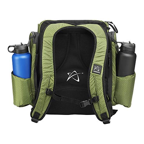 Prodigy Disc BP-1 V3 Disc Golf Backpack | Backpack Storage with 30+ Disc Capacity | Disc Golf Backpack Bag | Tear & Water Resistant | Golf Accessories for Men | Large Golf Disc Bags - color: Green