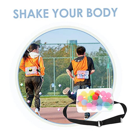 Toyvian 1 Set Strap Shake Box Children Kids Outdoor Playset Developmental Sports Table Tennis Balls Family Games for Kids and Coordination Training Kids Training Game