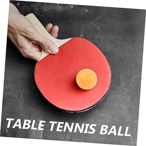 Red Pong Balls Silicone Plugs 50 Pack Punched Balls for Table Tennis Training Versatile for Outdoor Indoor Play