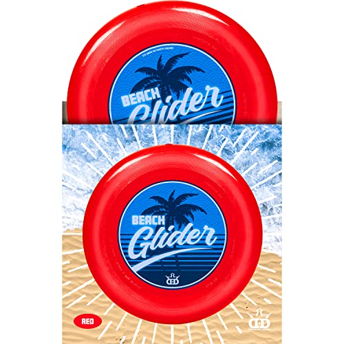 Dynamic Discs Beach Glider Flying Disc, Catch and Throw Frisbee Discs Golf, Predictable Flight Pattern, 175g+, Red - color: Red