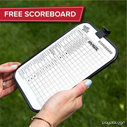 Play Platoon Lawn Dice - Giant Wooden Yard Dice Game for Playing Endless Outdoor Games