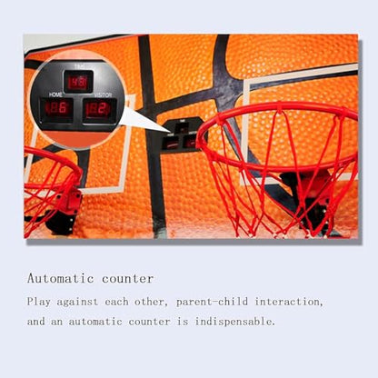 Premium Dual Shot Sport Arcade Basketball Game - 8 Interactive Game Modes, 4 Balls Included, Indoor Basketball Hoop with Sturdy Frame