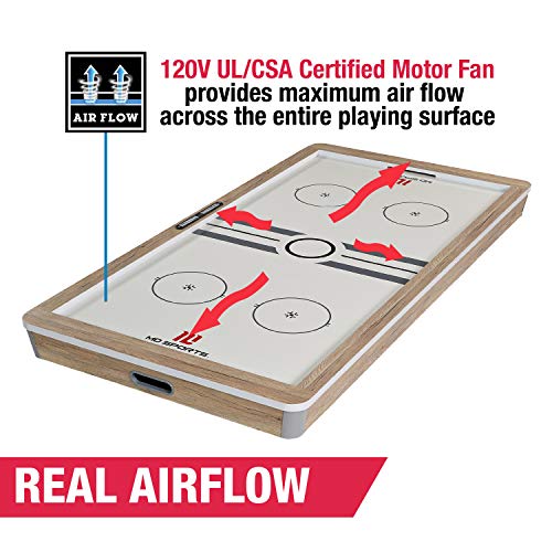 MD Sports Air Hockey Table with Arcade Electronic Scorer, Perfect for Family Game Rooms - style: 7' - Hinsdale