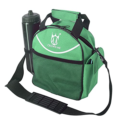 CROWN ME Disc Golf Set with 6 Discs and Mini Disc and Starter Disc Golf Bag - color: Green