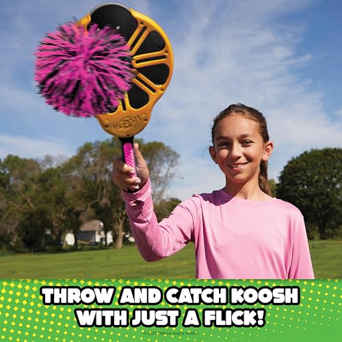 Koosh Flix Stix – Kids Outdoor Toys, Beach Toys, Plays Like Lacrosse, Kids Games, Outdoor Games for Adults and Family, Koosh Ball Included, Outdoor Play Toys, Screen-Free, Ages 6+ - style: Neon