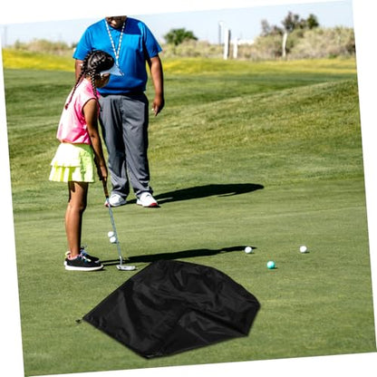 Portable Disc Golf Basket Cover Drawstring Durable Oxford UV for Outdoor Indoor Use