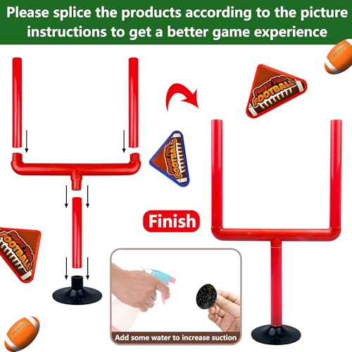 10 PCS Colors Mini Flick Football Games Mini Table Top Sports Games - color: Red Yellow
