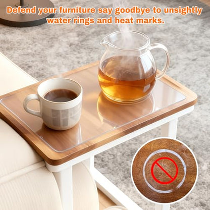 2MM Thick Clear Non-Slip Grip Mat - Washable & Cut-to-Fit, Multi-Use Anti-Slip Pad for Furniture, Pet Bowls, Folding Walker, Desks, and Crafts，Couch Arm Table，Guitar Non Slip Pad - color: Clear, size: 10" x 7.5"