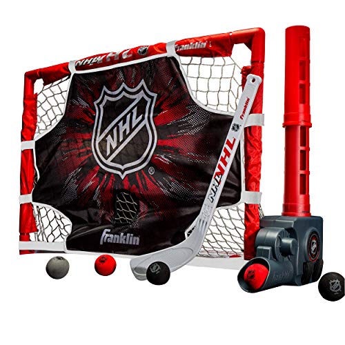 Franklin Sports Mini Hockey Automatic Passer, Goal & Target Set