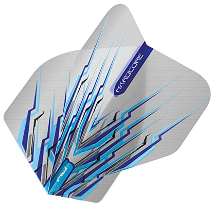 RED DRAGON Peter Wright Snakebite Hard Mohawk Hardcore Dart Flights - 3 Sets Per Pack (9 Flights in Total) - color: Blue
