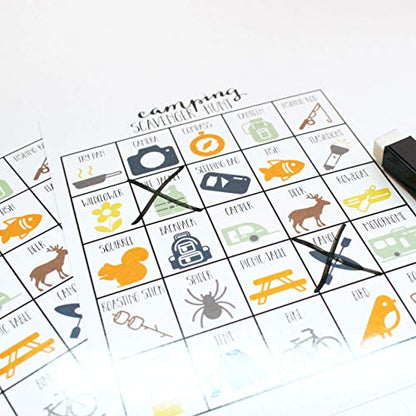 Scavenger Hunt Games for Kids, Set of 20 | Outdoor or Indoor, Road Trip Travel Activities, Includes Dry Erase Marker and Cards, Family Game Night, Variety Pack