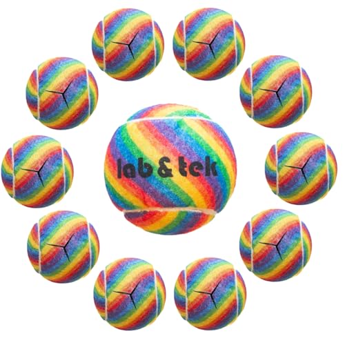 lab&tek Ultra-Thick & Extra-Durable Precut Tennis Balls Pack | Pro Glide Kit for Walkers, Chairs, Furniture Feet, Desks, and Table Legs | Enhances Mobility & Protects Floors - style: 10 Balls Kit