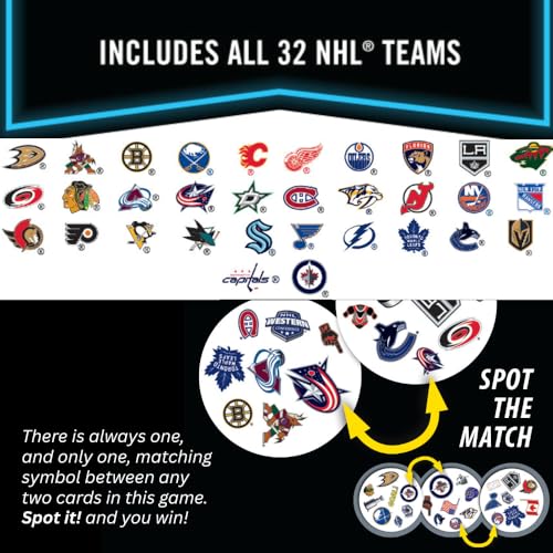 Masterpieces NHL Unisex-Teen Spot It! Card Game - color: Multi