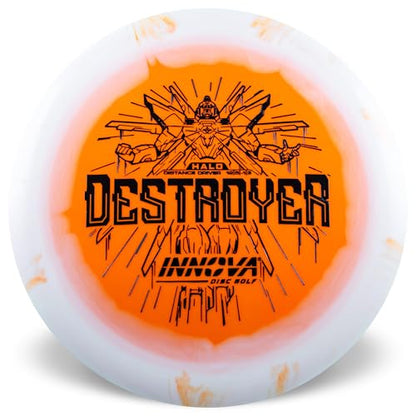 Innova Halo Star Destroyer Disc Golf Driver – Disc Golf Distance Driver, Fast and Stable Power Driver (Colors Will Vary) - size: 151-159g
