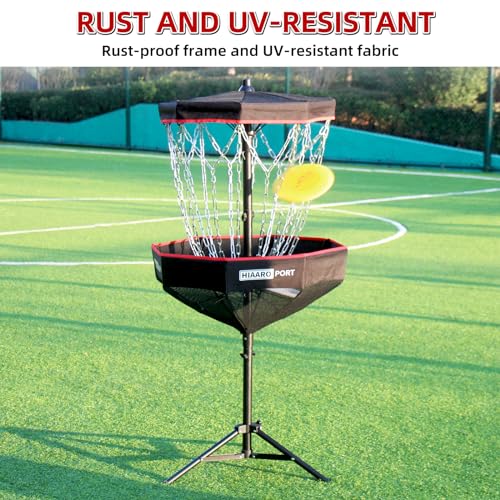 Port Disc Golf Basket and Disc Golf Basket Light Bundle Item