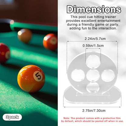 Billiards Training Aids, Pool Cue Exerciser Trainer, Billiards Training Device, Billiard Rod Trainer, Pool Cue Lathe