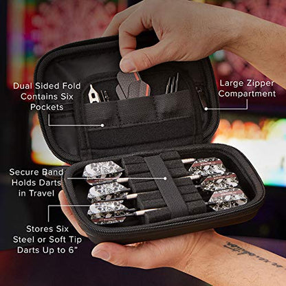 Casemaster Sentinel Dart Case Sinister Skulls Art Series - Holds 6 Darts - color: Sinister Skulls