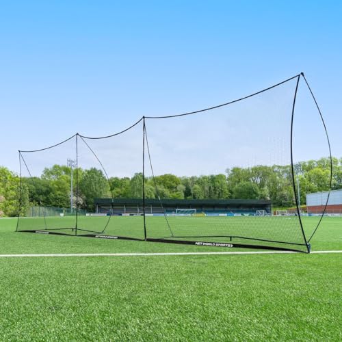 Stop that Ball™ Backstop Net Systems | Multi-Sport Ball Stop Net & Posts | Pop-Up, Freestanding & Socketed Options [7 Sizes] - size: 50ft, style: ProFlex
