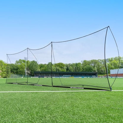 Stop that Ball™ Backstop Net Systems | Multi-Sport Ball Stop Net & Posts | Pop-Up, Freestanding & Socketed Options [7 Sizes] - size: 50ft, style: ProFlex