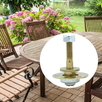4 PCS Furniture Rocking Chair Bearing Connecting Piece Rocking Chair Bearing Screws Bolts Kits Furniture Connecting Accessories (45,55 mm)