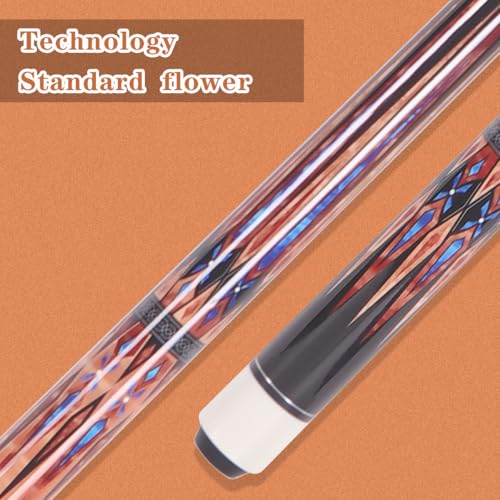 58 inch Canadian Maple Billiard Pool Cue Stick, 13mm 1/2 Maple Billiard Pool Stick, House Bar Pool Table Sticks for Men(Numerous Styles to Choose from) - color: P01