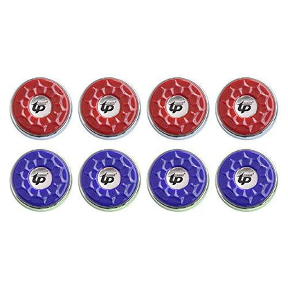 Shuffleboard Pucks,(Dia.53mm 2-1/8'') Mini Shuffleboard Pucks Set, Shuffleboard Pucks Equipment for Family Fun Home Game - color: Red&Blue