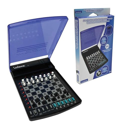 Lexibook, Electronic Travel Chess Set, 32 Pieces, 64 Difficulty Levels, 1 to 2 Players, Strategy Game, Family Board Game, LCG500 - style: LCG500