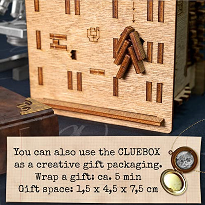 iDventure Cluebox Schroedingers Cat | Escape Room Puzzle Box | Challenging 3D Puzzle | Unique Gift Idea for Men an Women - color: Schroedinger's Cat