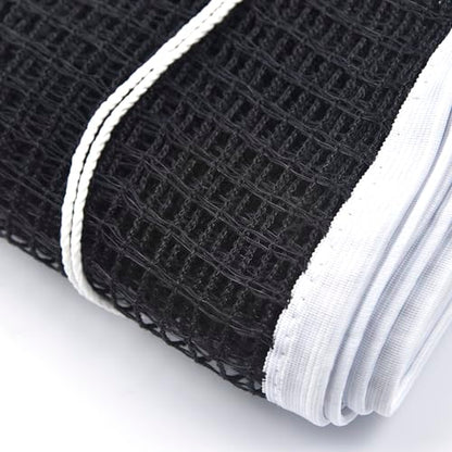 Ping Pong Net Nylon Pingpong Net for Indoor Outdoor School Gym Black Table Tennis Replacement Net
