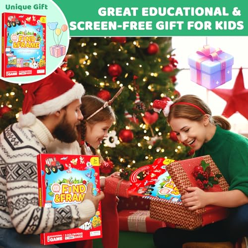 Search and Find Activity Book for Kids Ages 3-5, Preschool Learning Activities, Toddler Toys Travel Games, Kids Busy Book for Car Airplane Road Trip Essentials, Perfect Easter Christmas Birthday Gift - color: Orange