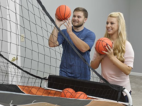 Atomic Slam Dunk Basketball Shootout Includes 4 Miniature Basketballs and Air Pump and Needle