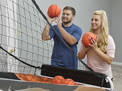 Atomic Slam Dunk Basketball Shootout Includes 4 Miniature Basketballs and Air Pump and Needle