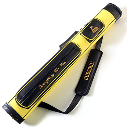 CUESOUL Pool Cue Sticks 19oz,2 Cue Sticks with 2x2 Hard Pool Cue Case E206