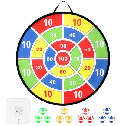 Accmor 29" Large Dart Board for Kids, Kids Dart Board with Sticky Balls, Boys Toys, Backyard Indoor Outdoor Fun Party Play Game Toys Gifts for Boys Girls