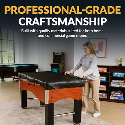 Hathaway Foosball 56" Table Cover , Black