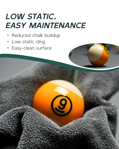 KONLLEN Phenolic Resin Billiard Balls Set 2-1/4" Regulation Size Tournament Pool Balls Set Pool Table Accessories - color: AXD-2PRO