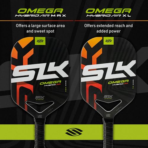 Selkirk Sport SLK Omega Pickleball Paddle | Edgeless Carbon Fiber - color: Ember, size: Max (All-Around Paddle)