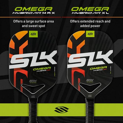 Selkirk Sport SLK Omega Pickleball Paddle | Edgeless Carbon Fiber - color: Ember, size: Max (All-Around Paddle)