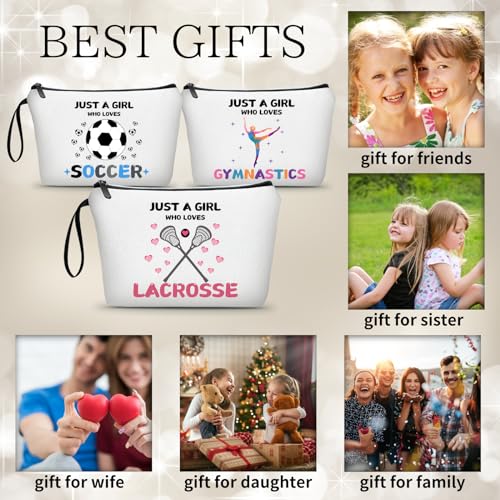 Girls Lacrosse Players Team Gifts for Girls Lacrosse Cosmetic Makeup Travel Bag Friend Birthday Gifts for Women - color: Lacrosse