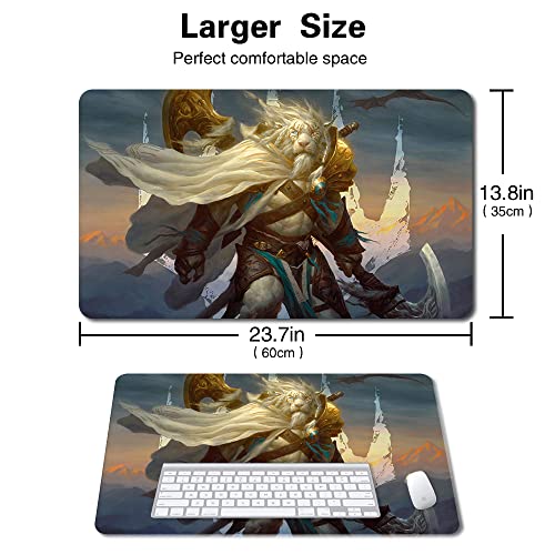 Board Game MTG Playmat Games Size 60X35 cm CCG Compatible for MTG CCG RPG Trading Card Game (Ajani Steadfast) - color: Ajani Steadfast