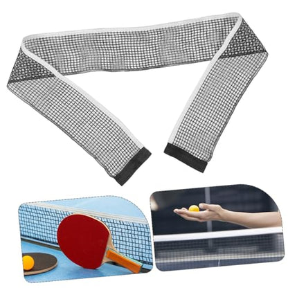 BESPORTBLE Net for Table Tennis Replacement Lightweight Polyester-Cotton Folding Mesh Net for Indoor and Outdoor Use Easy Setup Portable and Durable for Training and Leisure