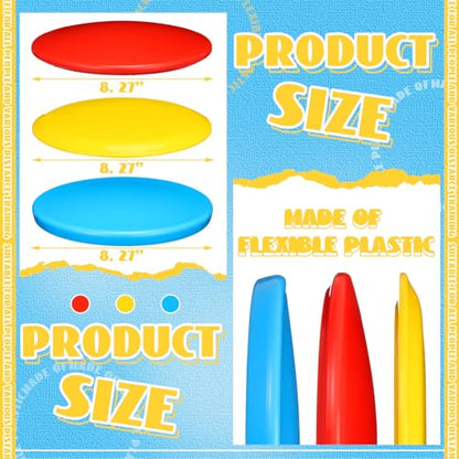 WinnerWhy 24 Pack Disc Golf Set, Disc Golf Starter Set for Beginners with Putter,mid-Range and Driver for Outdoor and Backyard,Comfortable Plastic, DIY Your Discs